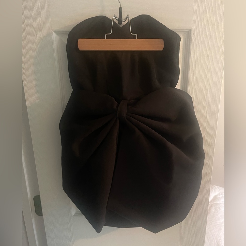 Charmilla Strapless Bow Front Mini Dress